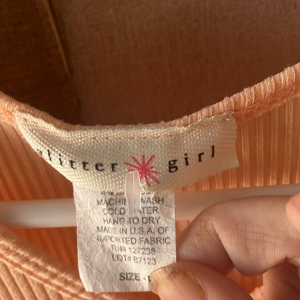 FINAL MARKDOWN Glitter girl children’s Button-Front Dress 8